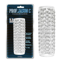 Мастурбатор рельефный Chisa Prof.Jason C, прозрачный