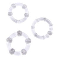 Набор колец Chisa GK Power Cock Rings, прозрачный