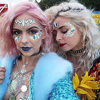 Наклейка для лица Leg Avenue Elektra face jewels sticker