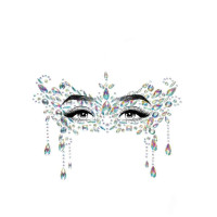 Наклейки для лица Diamond Sticker Masquerade White Leg Avenue