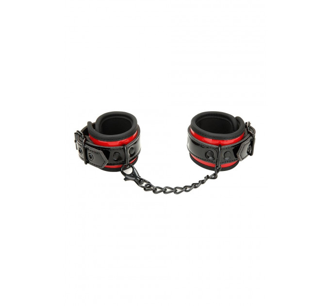 Наручники Whipsmart Heartbreaker Deluxe Buckle Love Cuffs чорні, 70 см