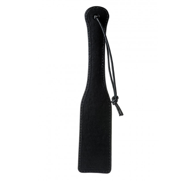 Паддл гладкий с петлей на рукоятке Dream Toys Blaze Luxury Fetish черный