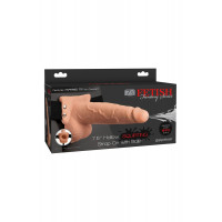 Полый страпон с функцией семяизвержения Pipedream Fetish Fantasy Series на черных трусах