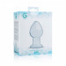Пробка стекло прозрачная Gildo Glass Buttplug No. 26