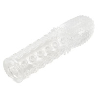 Рельефная насадка на член You2Toys Crystal Skin Verlangerung с закрытой головкой, прозрачная