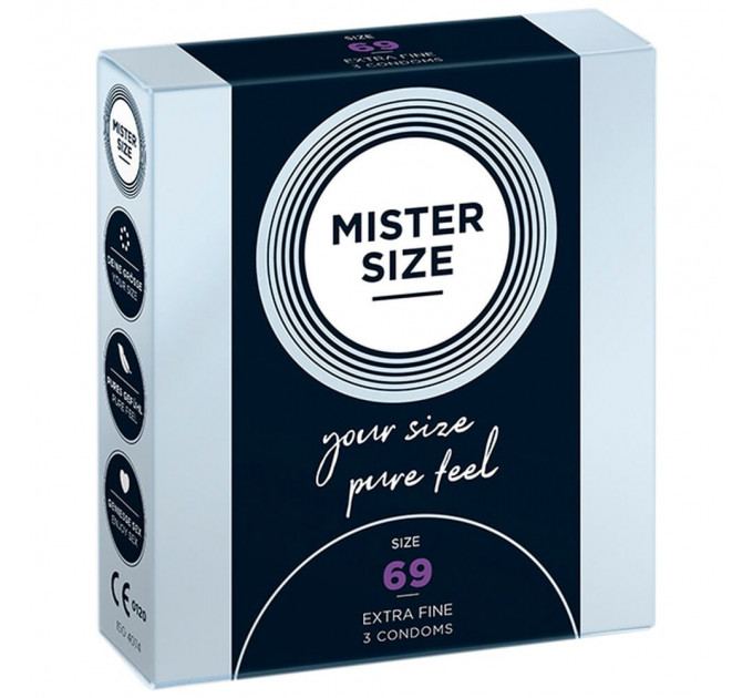 Презервативы Mister Size 69mm pack of 3