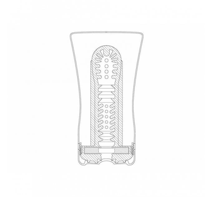 Мастурбатор Tenga Soft Tube Cup с реалистичным эффектом глубокого минета
