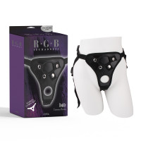 Трусики для страпону Chisa R.G.B Double Extensions Harness, чорні Трусики для страпону Chisa R.G.B Double Extensions Harness, чорні