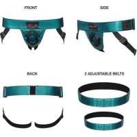 Трусики для страпона Curious Strap-On-Me, зеленые, XS-XXL