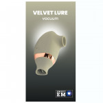 Вакуумный стимулятор клитора с функцией лизания (подвижный язычек) Sweet Em Velvet Lure, зеленый USB