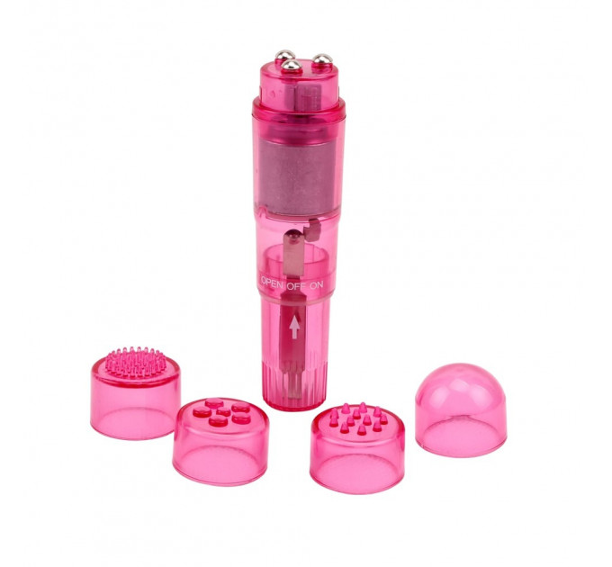 Вибратор клиторальный с насадками Chisa Hi-Basic THE ULTIMATE MINI-MA