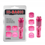 Вибратор клиторальный с насадками Chisa Hi-Basic THE ULTIMATE MINI-MA