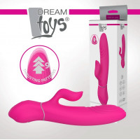Вибратор-кролик Dreamtoys Essentials Duo Thruster для клитора, розовый