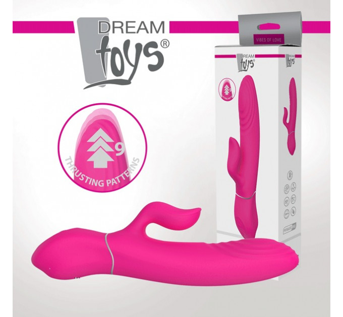 Вибратор-кролик Dreamtoys Essentials Duo Thruster для клитора, розовый