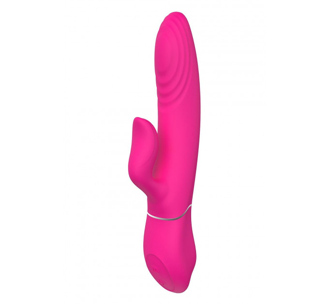 Вибратор-кролик Dreamtoys Essentials Duo Thruster для клитора, розовый