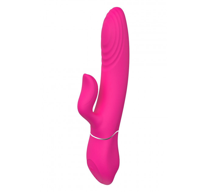 Вибратор-кролик Dreamtoys Essentials Duo Thruster для клитора, розовый