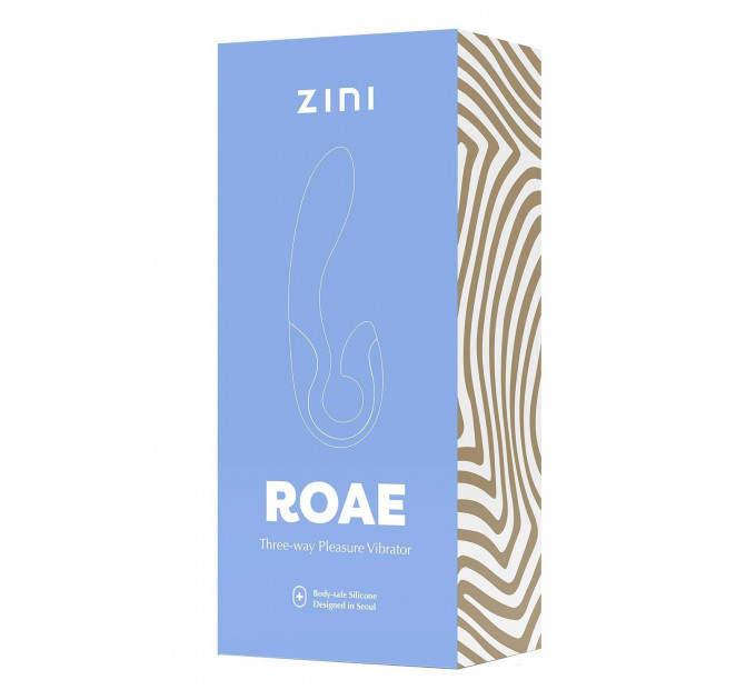 Вибратор-кролик Zini розовый, 19.5 х 3.5 см
