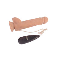 Вібратор реалістичний на присосці Chisa T-skin Real Ultra Beats Vibrating Dildo з пультом керування