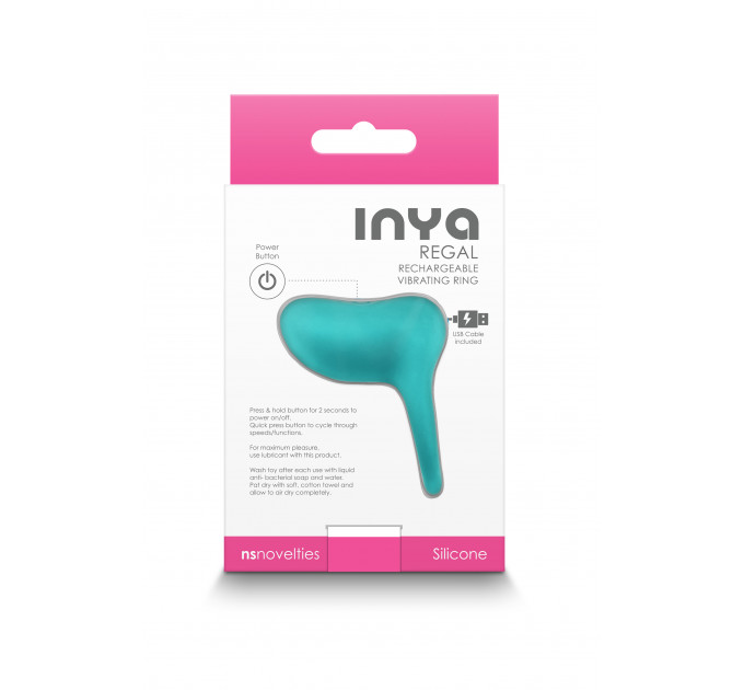 Виброкольцо NS Novelties INYA REGAL TEAL
