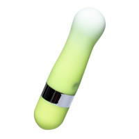 Вибропуля многоскоростная Every Night Toys с 10 режимами вибрации, зеленый градиент