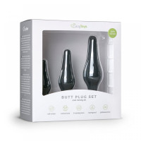 Набір анальних пробок EasyToys Butt Plug Set, чорний