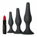 Набір анальних пробок EasyToys Butt Plug Set, чорний