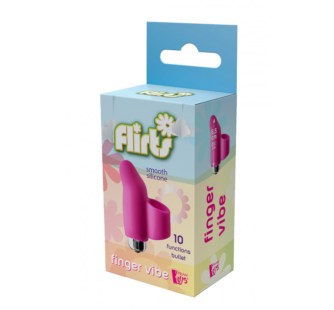 Насадка на палець із вібрацією Dream Toys FLIRTS FINGER VIBE PINK