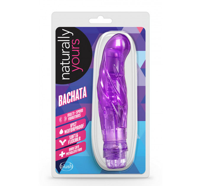Вибратор гелевый Blush Naturally Yours Can-Can Purple