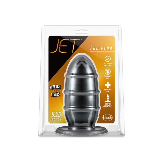 Большая Анальная пробка JET FUC PLUG BLACK