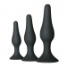 Набір анальних пробок EasyToys Butt Plug Set, чорний