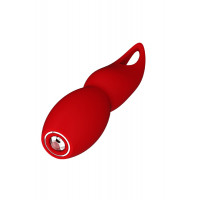 Вибратор Dream Toys с гибким наконечником лепестком, красный