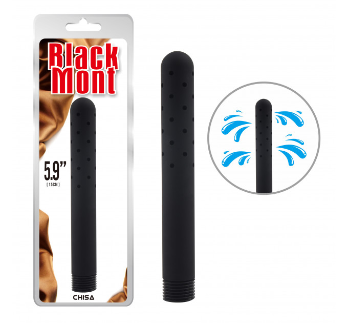 Насадка для анального душа Chisa Black Mont, черная
