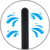 Насадка для анального душа Chisa Black Mont, черная
