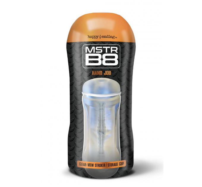 МАСТУРБАТОР АНУС В КОЛБЕ HAPPY ENDING MSTR B8 IN THE CLEAR-VIEW STROKER CUP HAND JOB