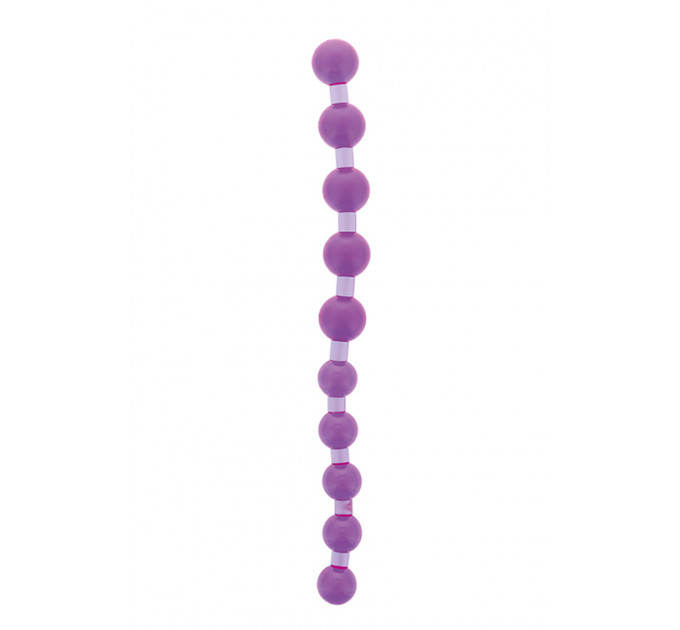 Анальная цепочка Jumbo Jelly Thai Beads Carded, LAVENDER