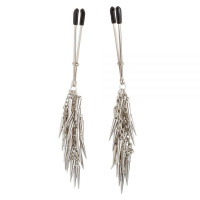 Затискачі-пінцети на соски з шипами Lucky Bay Silver Metall