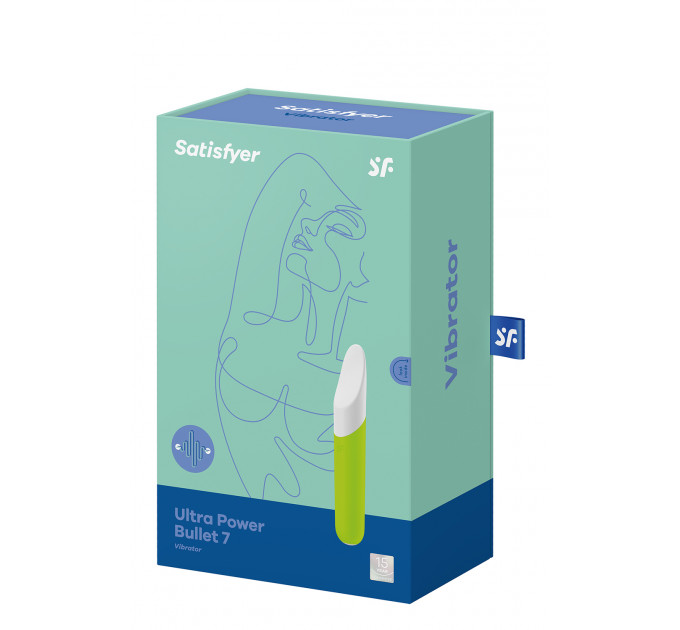 Вибропуля Satisfyer Ultra Power Bullet 7, салатовый