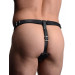 Портупея трусы с кольцом на член Harness With Cock Ring And Anal Plug и анальной пробкой