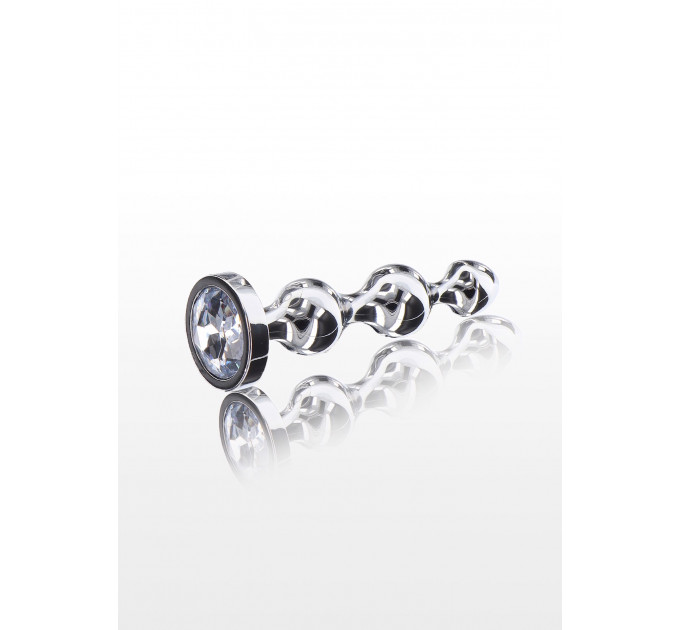 Анальная елочка с кристаллом Toy Joy Diamond Star Beads, Large