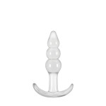 Анальная пробка прозрачная JELLY RANCHER T-PLUG RIPPLE CLEAR