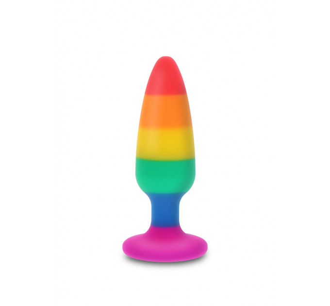 Анальна пробка TOY JOY Hunk Plug, L, різнокольорова, 13 х 3.9 см