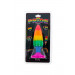 Анальна пробка TOY JOY Hunk Plug, L, різнокольорова, 13 х 3.9 см