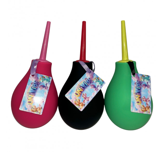 Анальний душ UNIVIBE Black and Red чорно-червоний