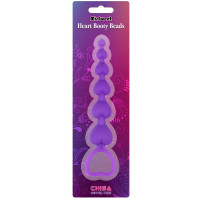Анальний стимулятор серця (ланцюжок) Chisa MisSweet Heart Booty Beads, фіолетовий