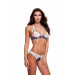 Комплект Baci Lingerie з мереживом та відкритим доступом, квітковий візерунок, M/L