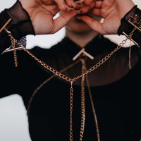 Браслеты-наручники Bijoux Indiscrets золотые, OS