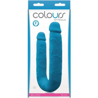 Подвійний фалоімітатор COLOURS DP PLEASURES BLUE