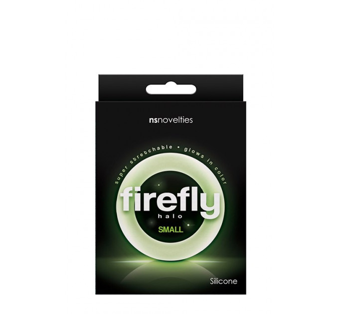 Эрекционное кольцо светящееся в темноте NS Novelties Firefly, зеленый