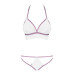 Еротичний комплект мереживний Obsessive Lilyanne 2-pcs set white S/M