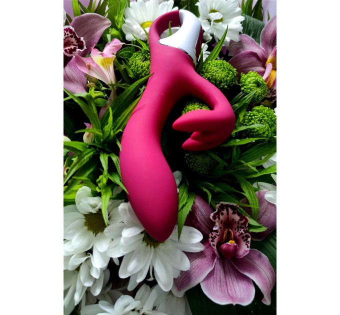Гнучкий подвійний вібратор SATISFYER EMBRACE ME BERRY